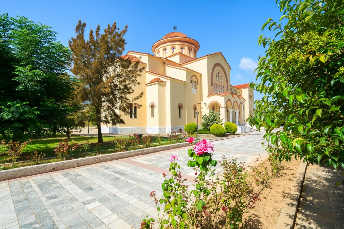 'Monastery of Agios Gerasimos on Kefalonia island, Greece' - Cefalonia