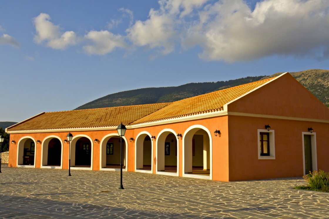 Robola Wine factory at 'Fragata' village of Kefalonia island in Greece